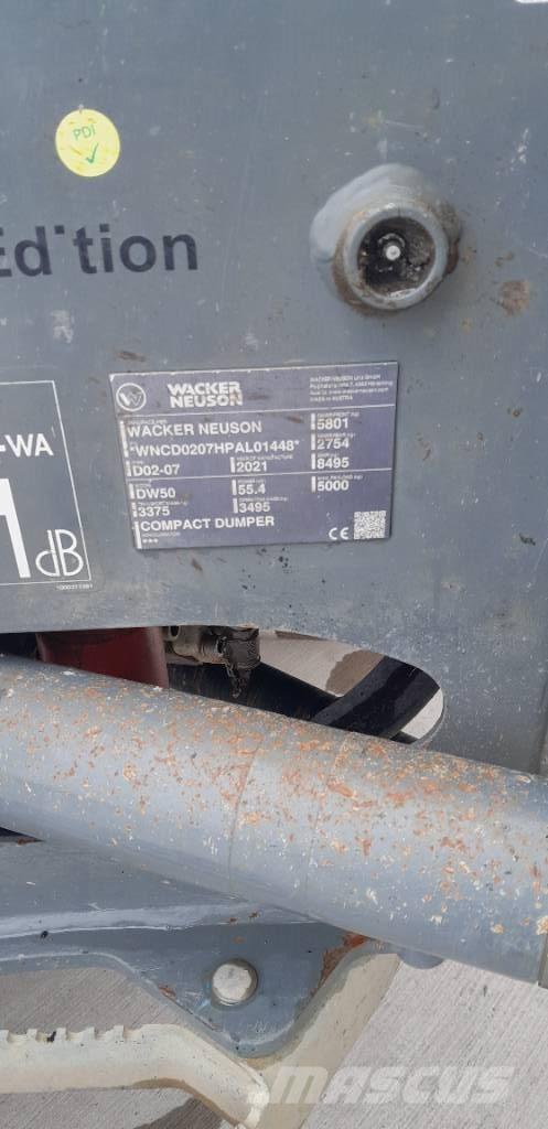 Wacker Neuson DW 50 Mini Dumpers