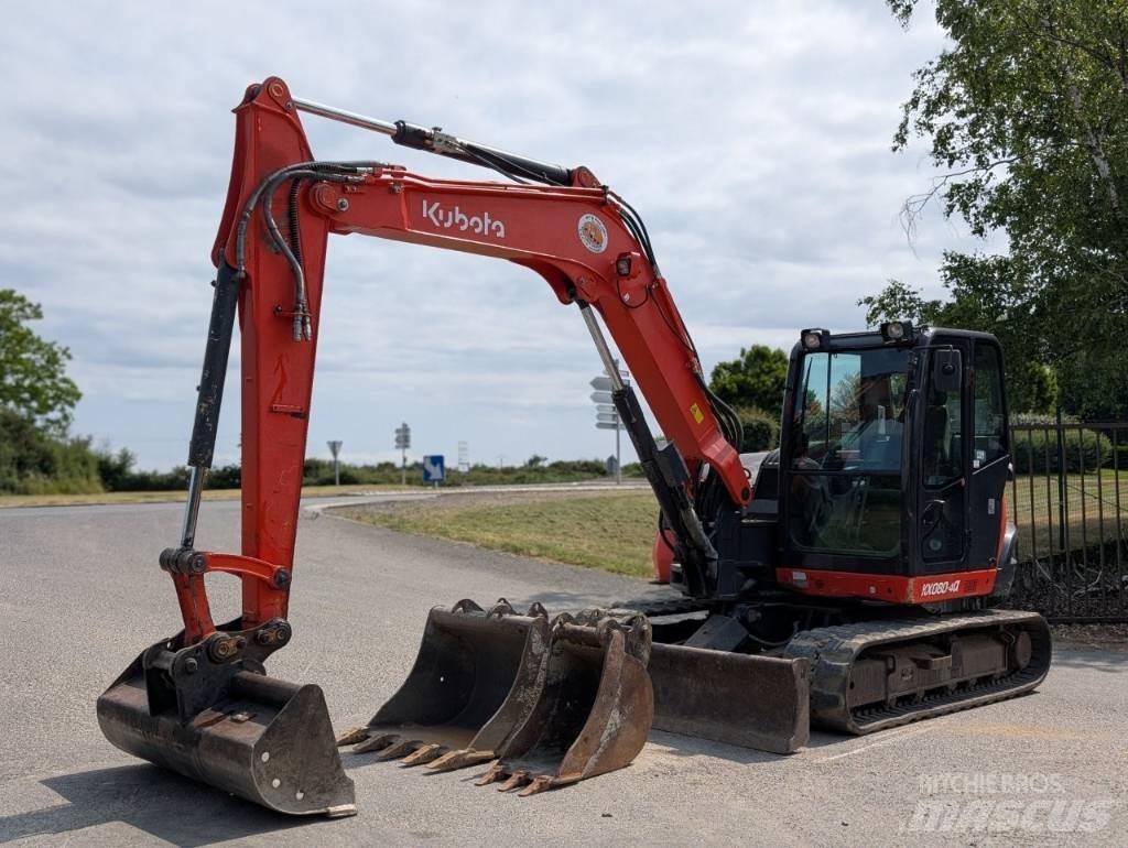 Kubota KX 080-4 Midigraafmachines 7t - 12t