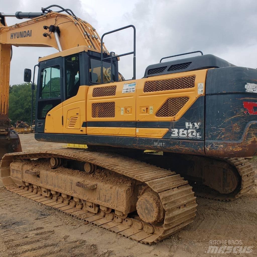 Hyundai HX 380 L Rupsgraafmachines