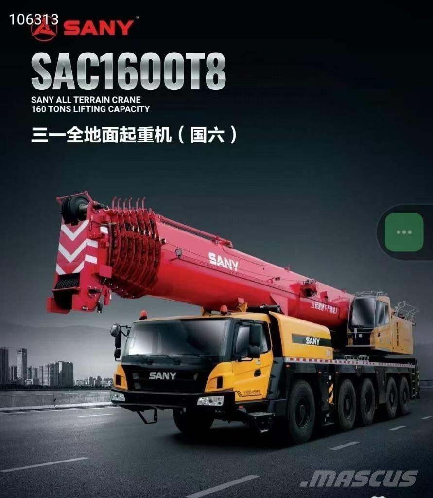 Sany SANY 160 Tons Kranen voor alle terreinen