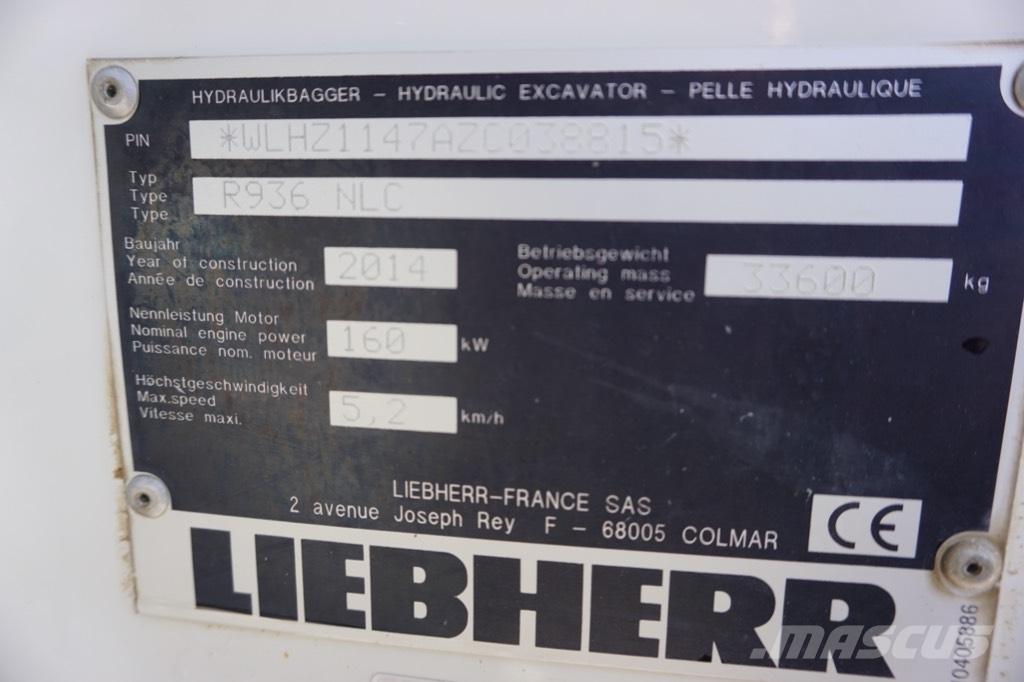 Liebherr R 936 N LC Rupsgraafmachines