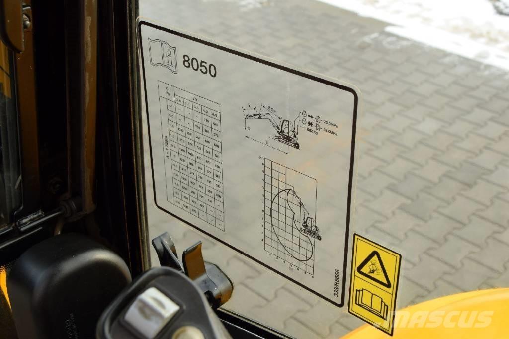 JCB 8050 RTS Minigraafmachines < 7t