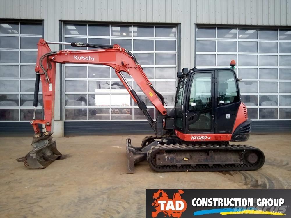 Kubota KX 080-4 Midigraafmachines 7t - 12t