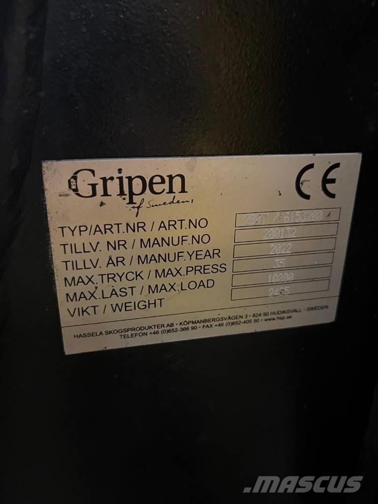  Gripen 200T Overige gebruikte aanbouwapparatuur en componenten