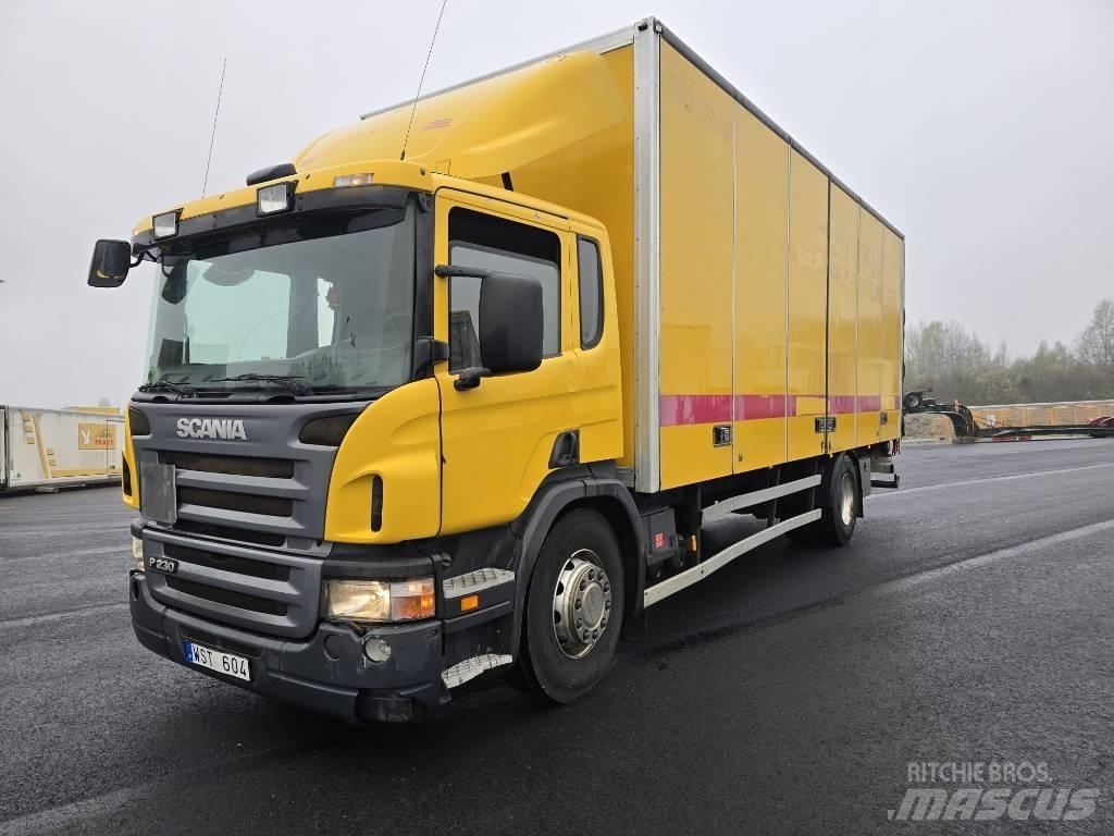 Scania P 230 DB Bakwagens met gesloten opbouw