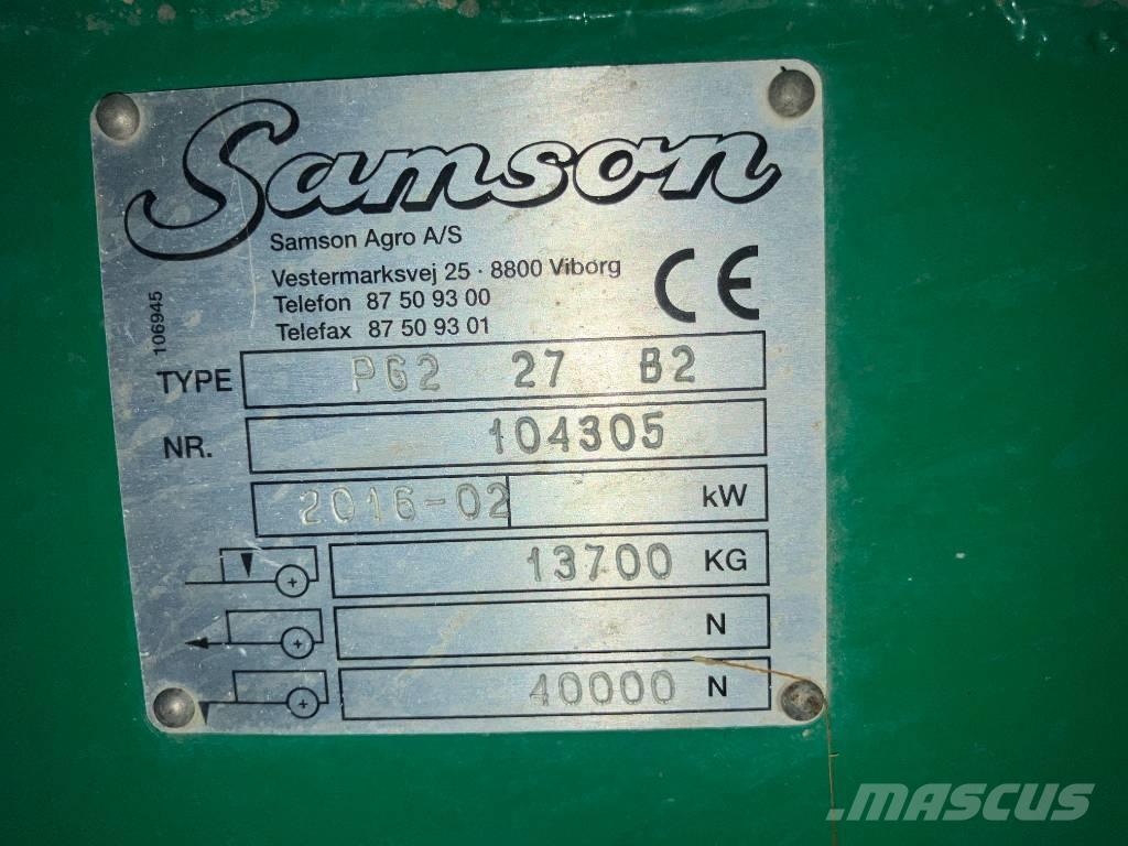 Samson PG2 27 Mesttank