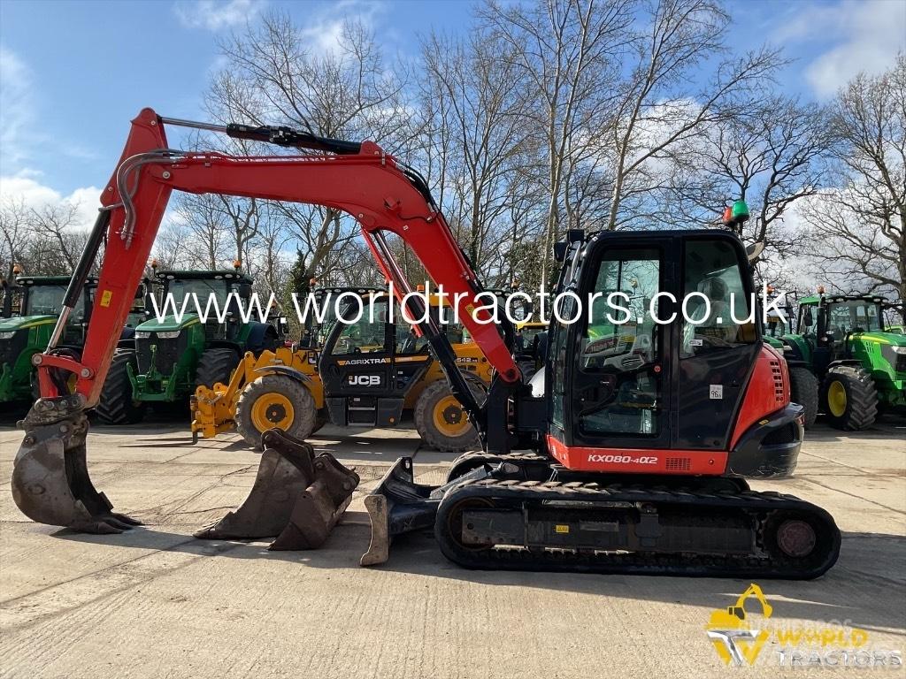 Kubota KX 080-4 Midigraafmachines 7t - 12t