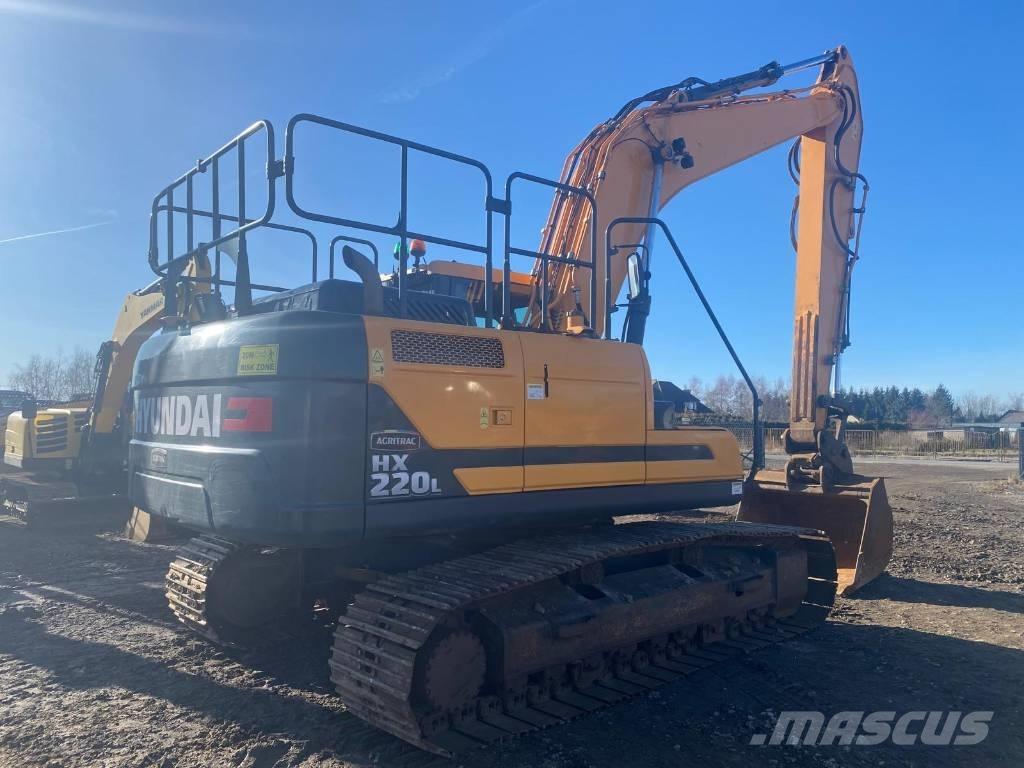 Hyundai HX220L Rupsgraafmachines