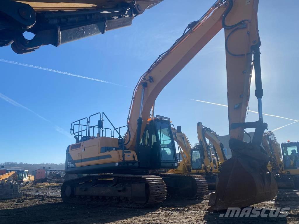 Hyundai HX220L Rupsgraafmachines