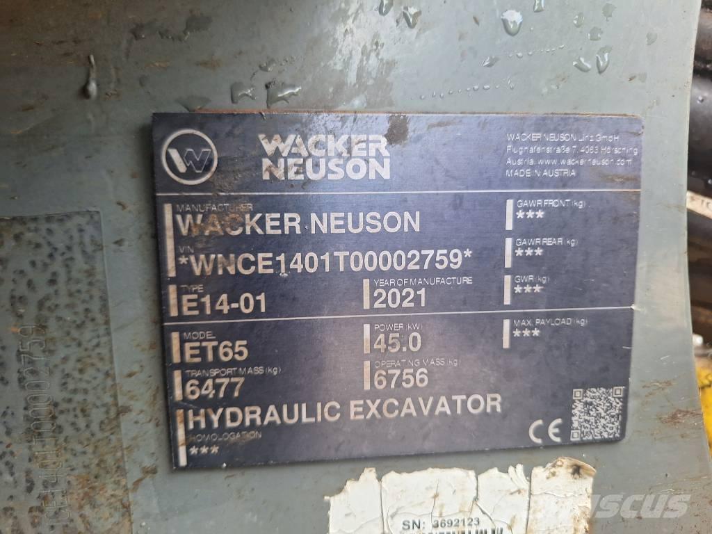 Wacker Neuson ET 65 Rupsgraafmachines