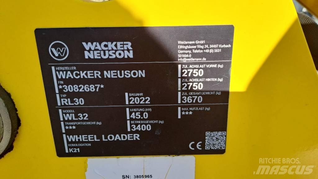 Wacker Neuson WL32 Wielladers