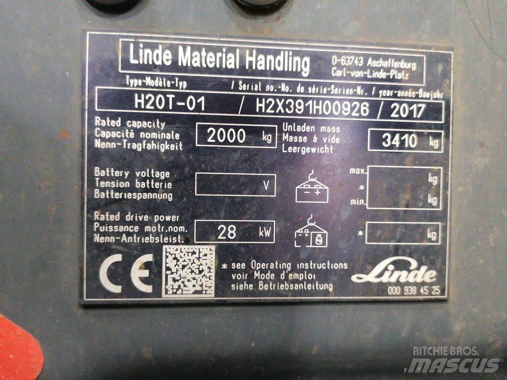 Linde H20T-01 LPG heftrucks