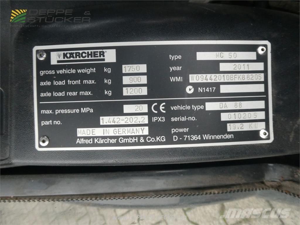 Kärcher MC 50 Veegmachines