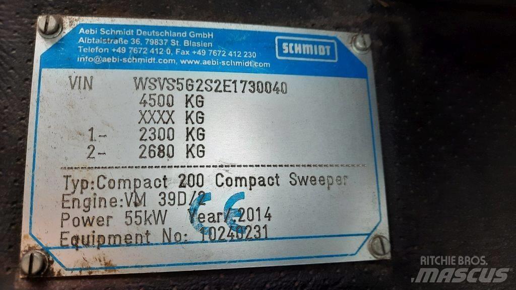 Schmidt Swingo 200 Veegmachines
