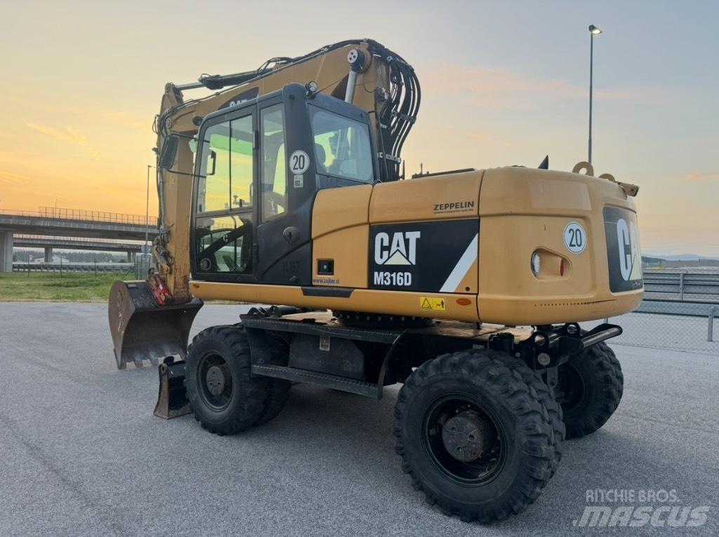 CAT M 316 D Wielgraafmachines