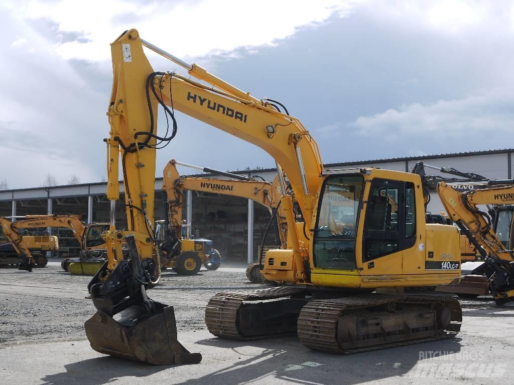 Hyundai R 140 LC-7 Rupsgraafmachines