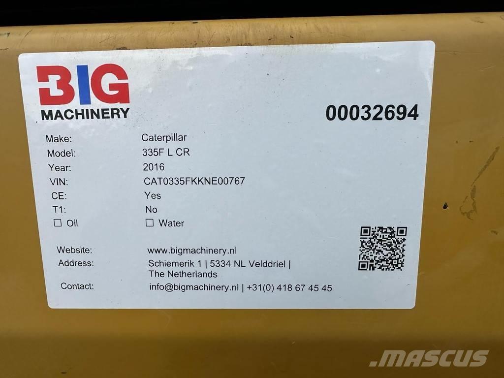 CAT 335F L CR Rupsgraafmachines