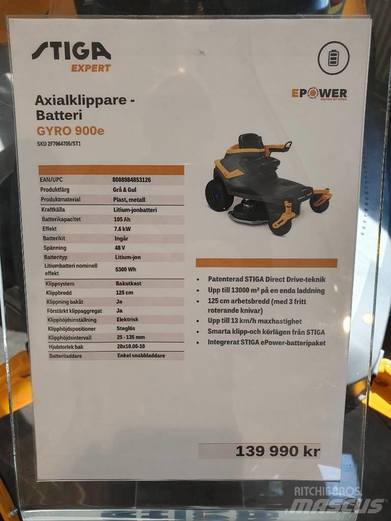 Stiga GYRO 900E DEMO Rijmaaiers