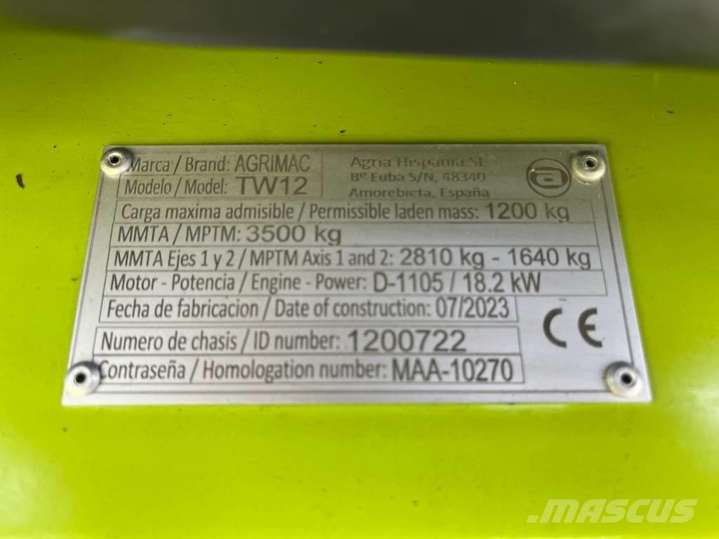 Agrimac TW 12 4x4 Diesel heftrucks