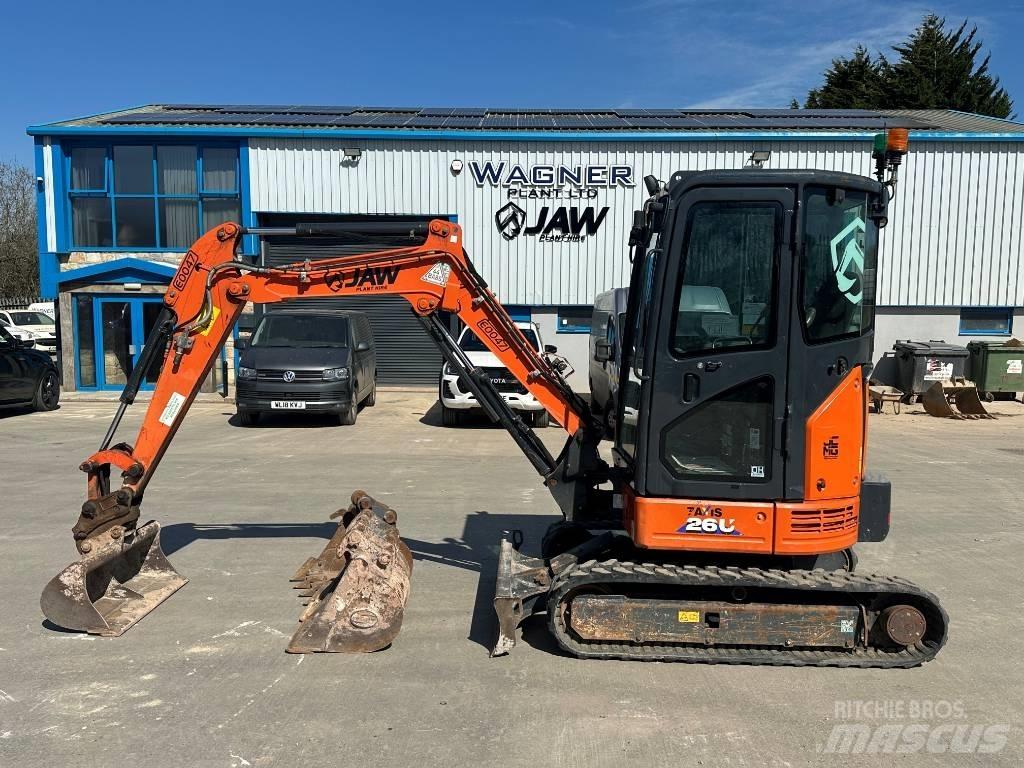 Hitachi ZX 26 U-6 Minigraafmachines < 7t