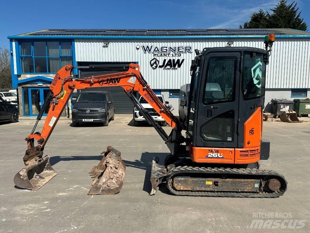 Hitachi ZX 26 U-6 Minigraafmachines < 7t