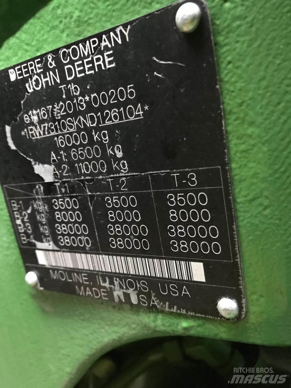 John Deere 7R 310 Tractoren