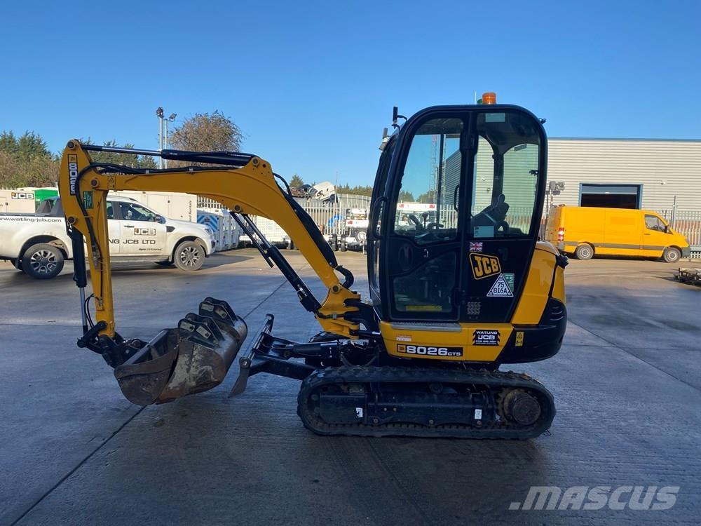 JCB 8026 Minigraafmachines < 7t