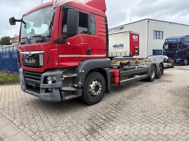 MAN TGS 26.420 Containertrucks met kabelsysteem