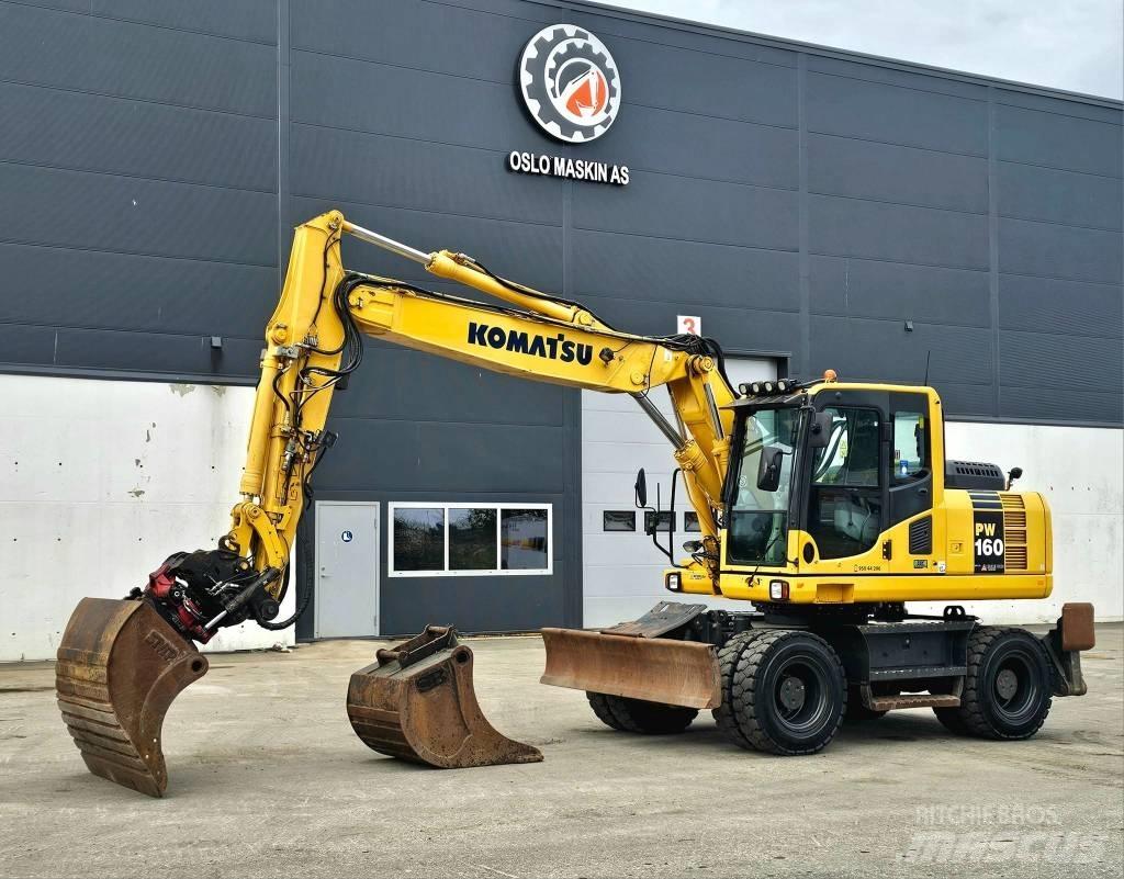 Komatsu pw 160 -8 Wielgraafmachines