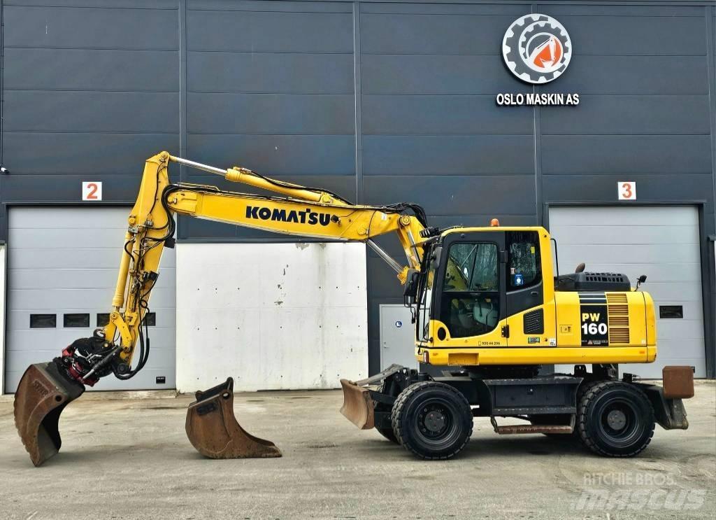 Komatsu pw 160 -8 Wielgraafmachines