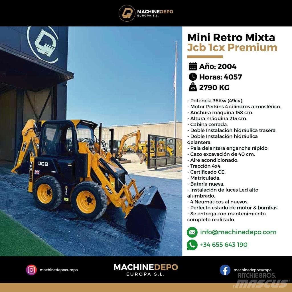 JCB 1 CX Graaf-laadcombinaties