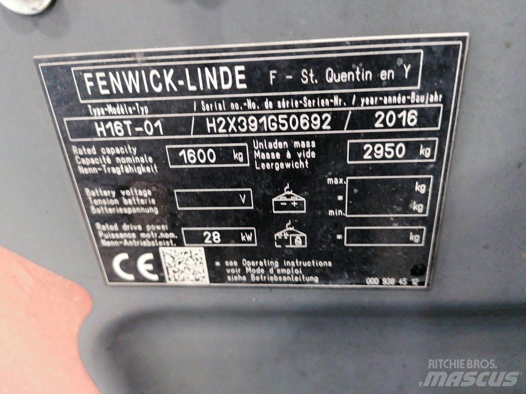 Linde H16T-01 LPG heftrucks