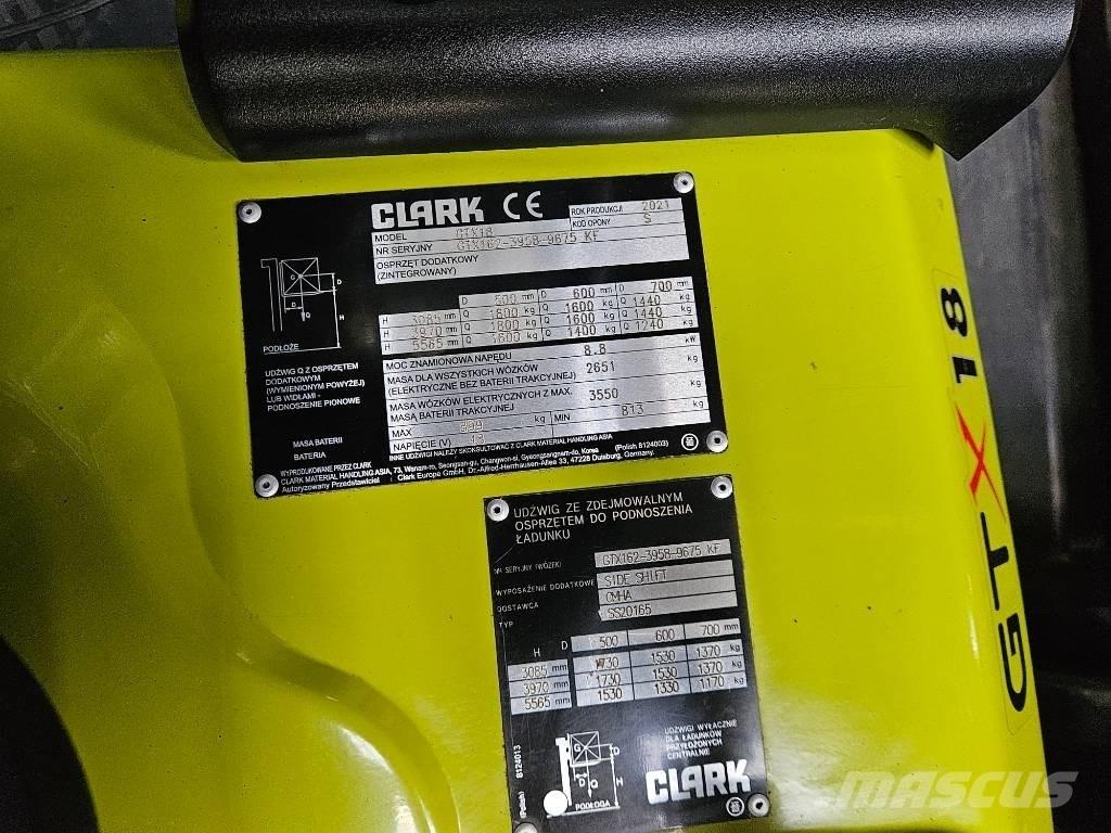 Clark GTX 18 Elektrische heftrucks