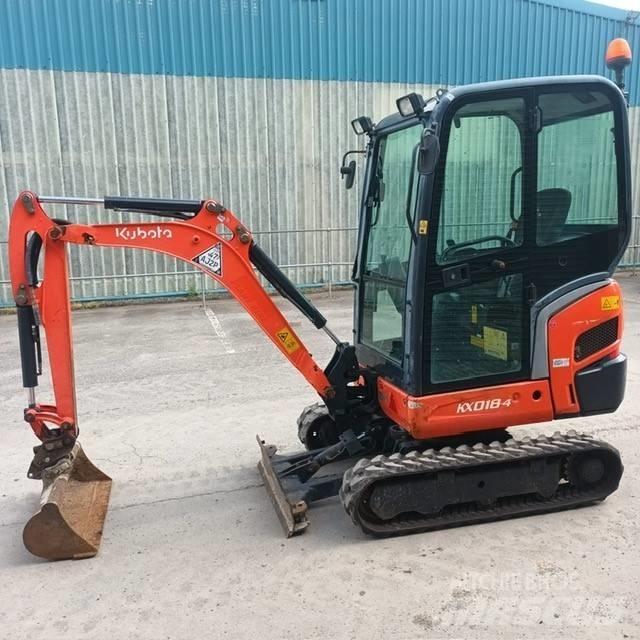 Kubota KX 018-4 Minigraafmachines < 7t