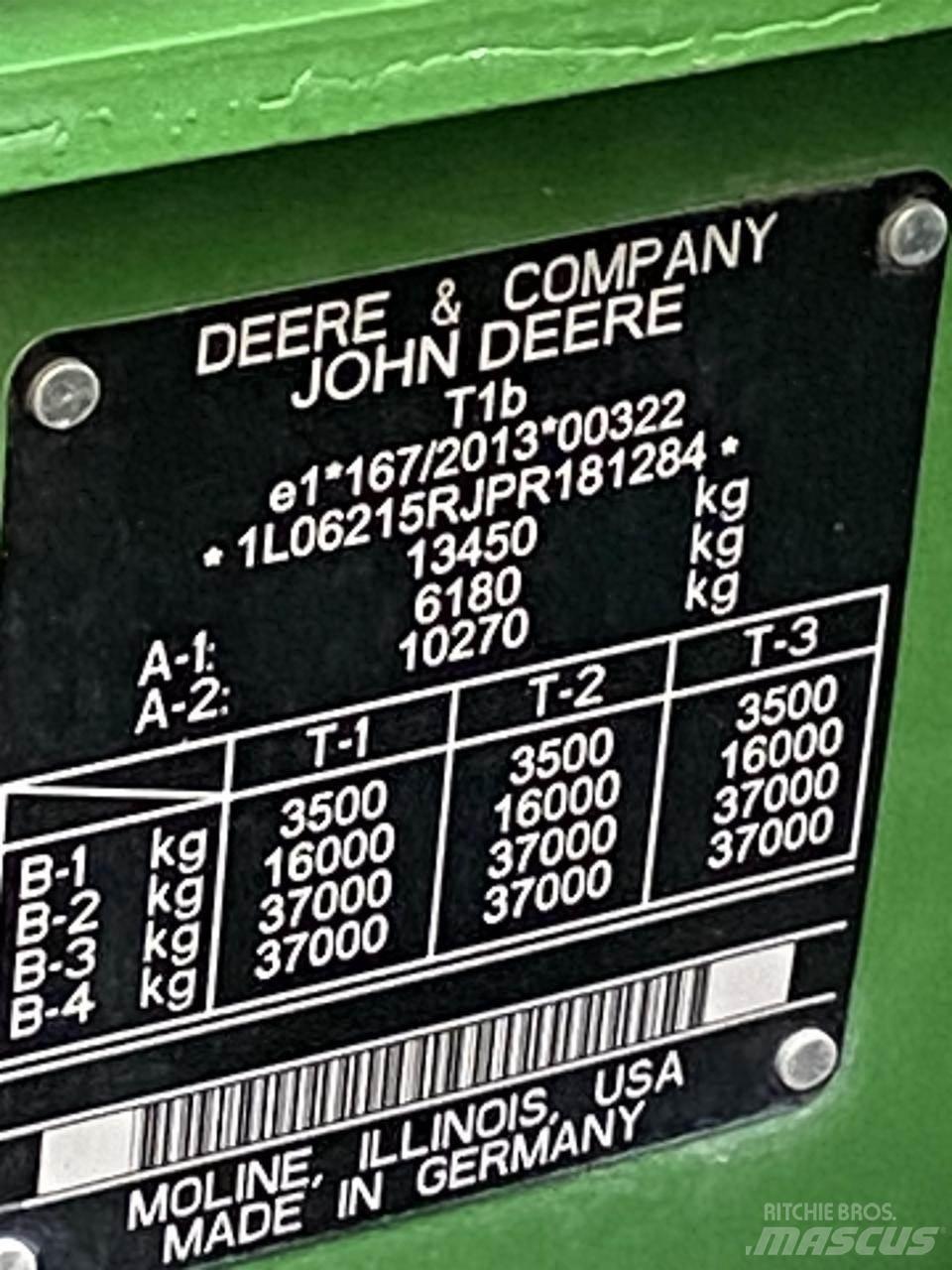 John Deere 6R 215 Tractoren