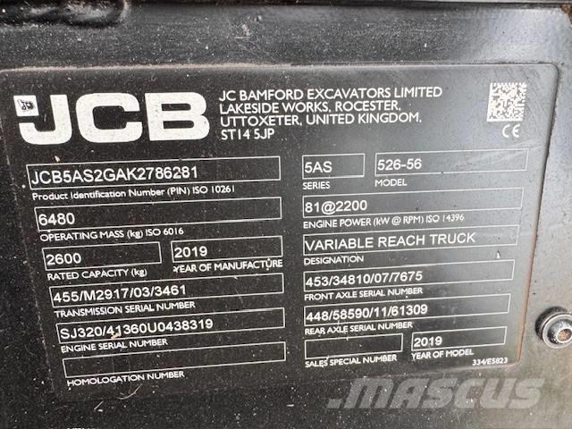 JCB 526-56 Agri Plus Verreikers voor landbouw