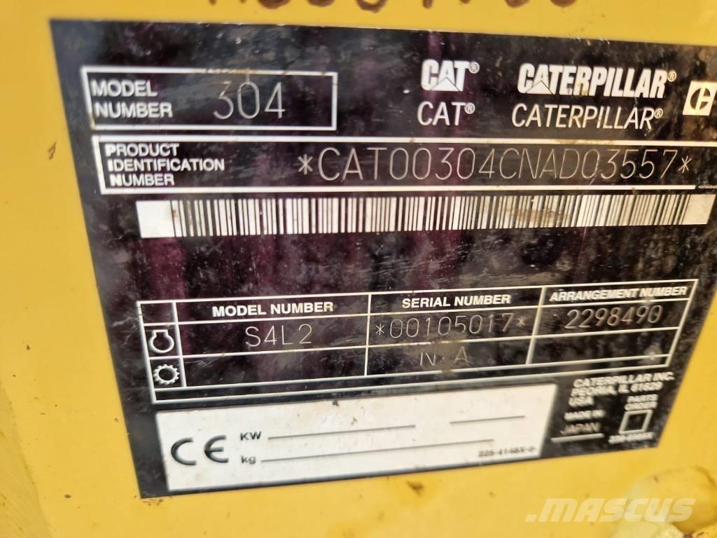 CAT 304 CR Minigraafmachines < 7t