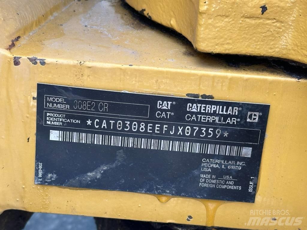 CAT 308 E 2 CR Midigraafmachines 7t - 12t