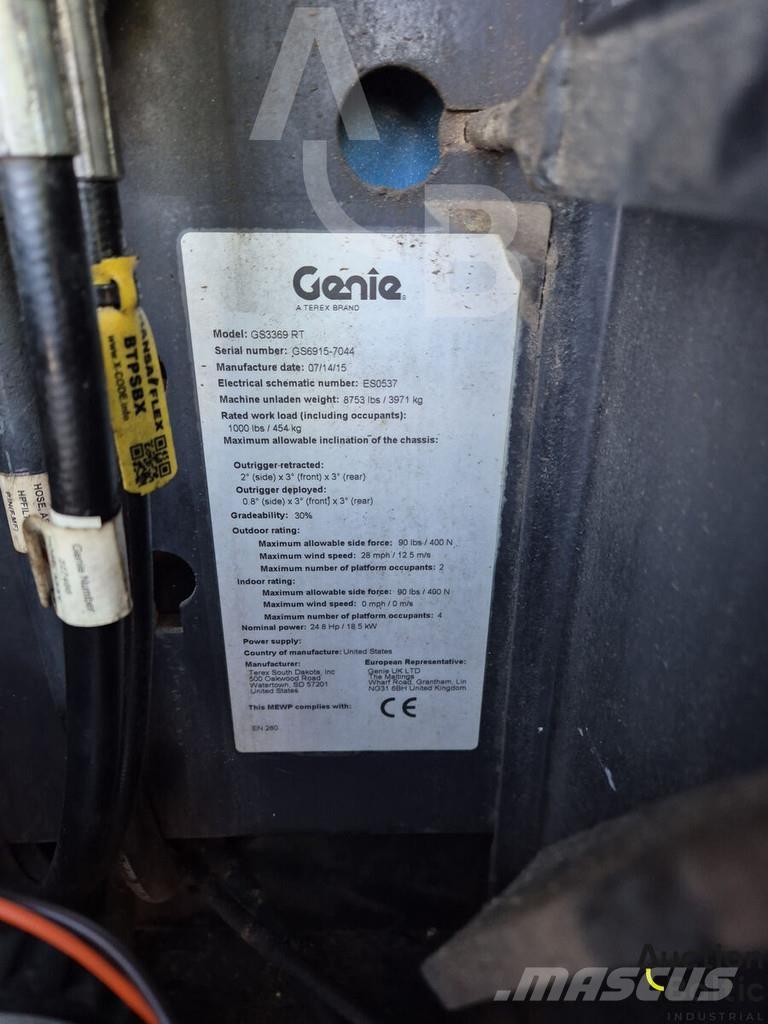 Genie GS 3369 RT Schaarhoogwerkers
