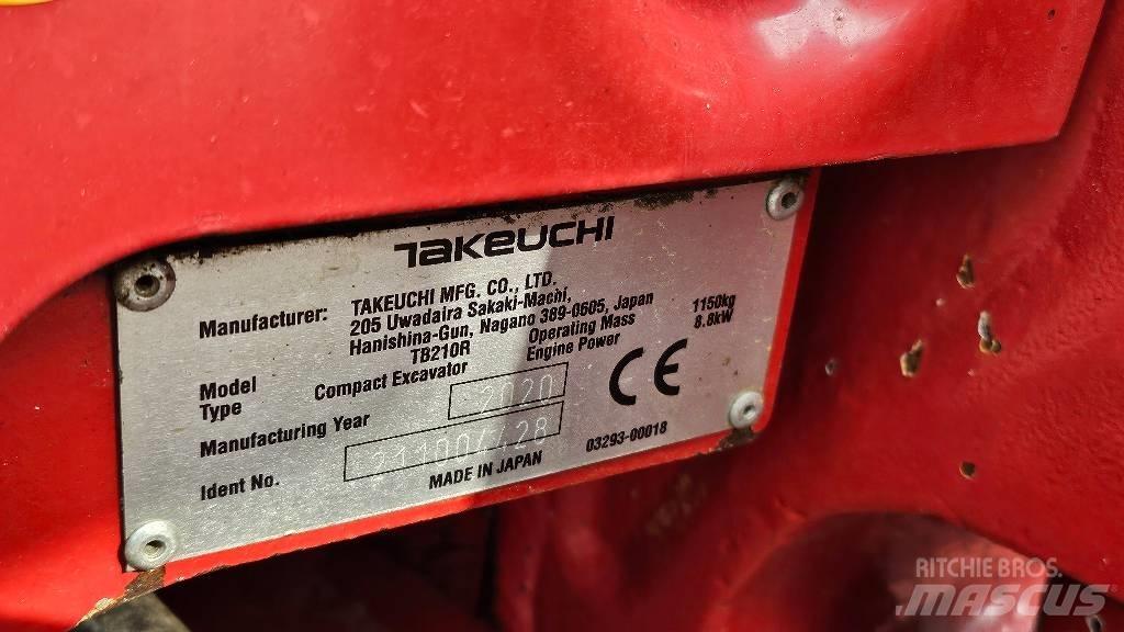 Takeuchi TB 210 R Minigraafmachines < 7t