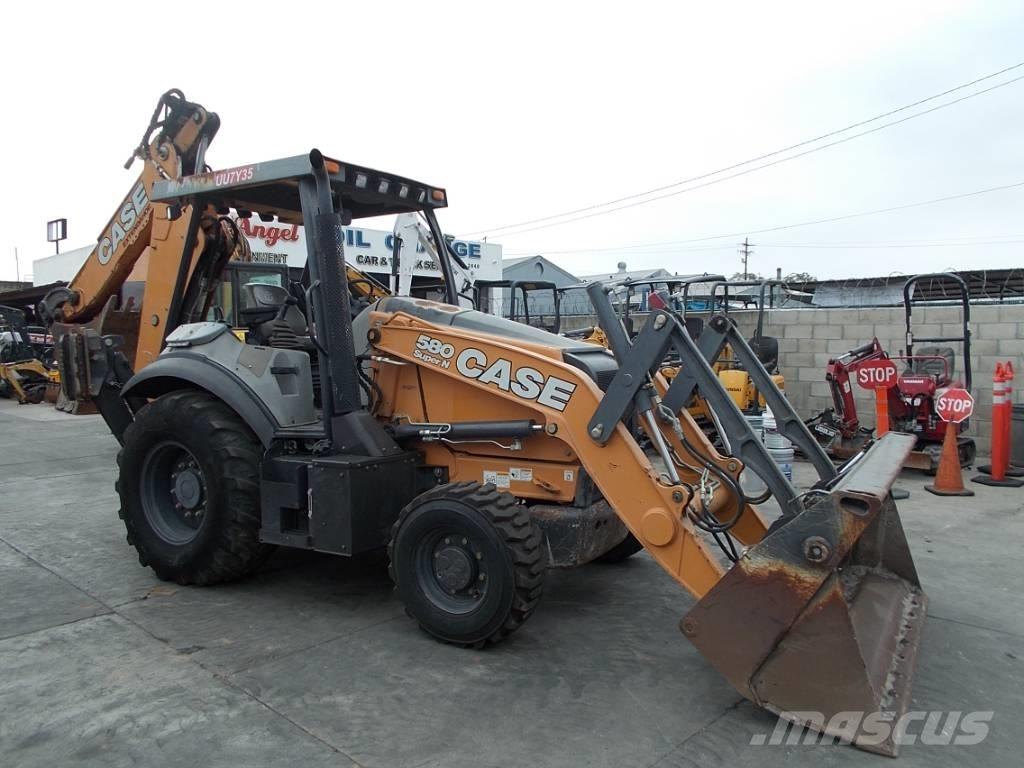 CASE 580 SN Graaf-laadcombinaties