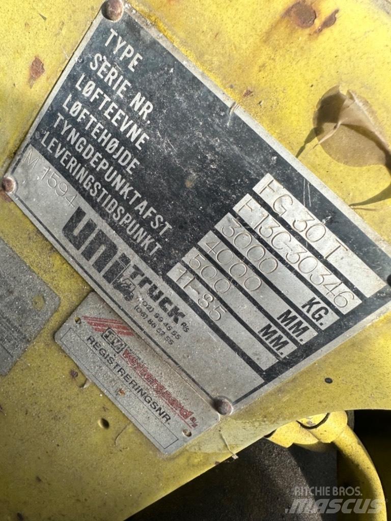 Mitsubishi FG 30 LPG heftrucks