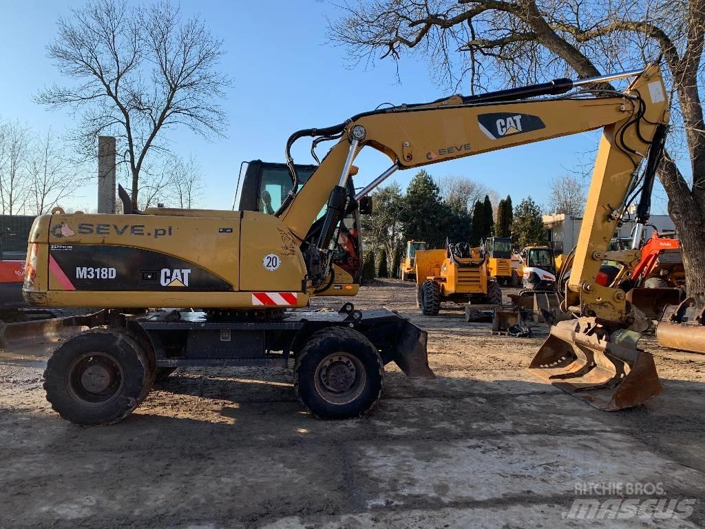 CAT M 318 D Wielgraafmachines