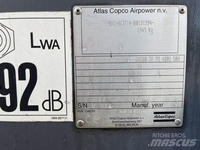 Atlas Copco QAS 80 Diesel generatoren