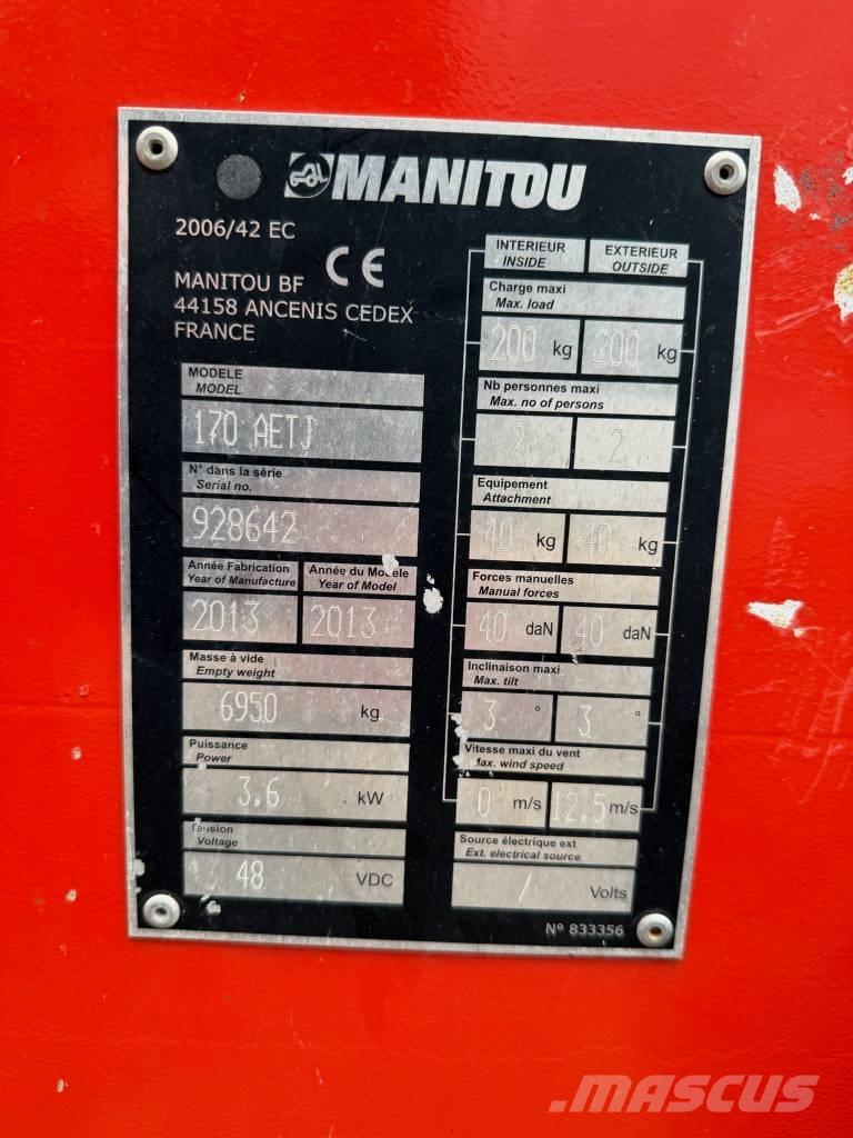 Manitou 170 AETJ Knikarmhoogwerkers