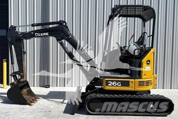 John Deere 26G Minigraafmachines < 7t