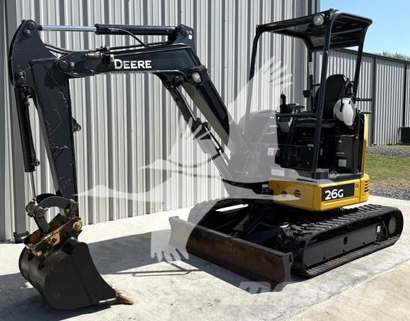 John Deere 26G Minigraafmachines < 7t