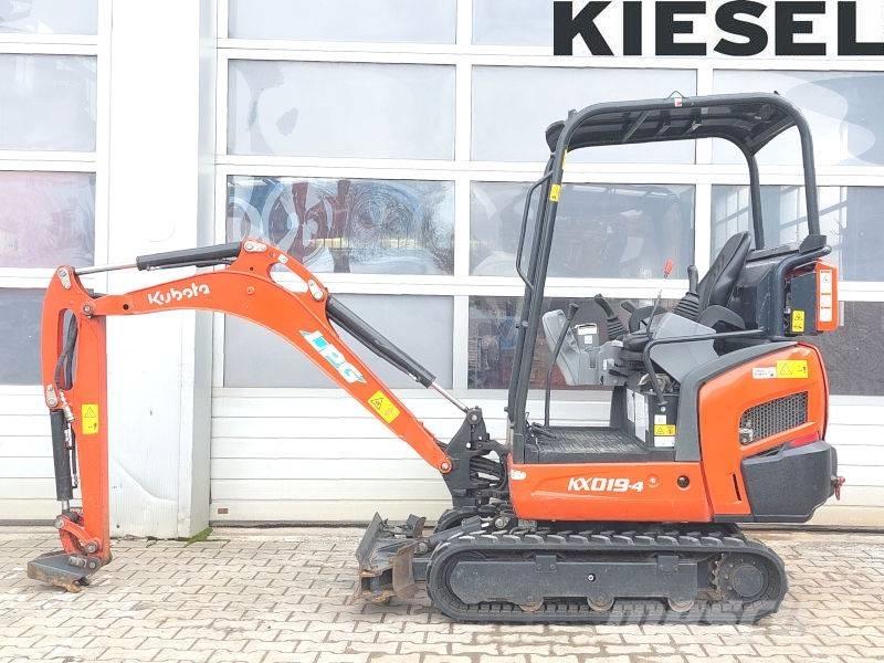 Kubota KX019-4 LPG Minigraafmachines < 7t