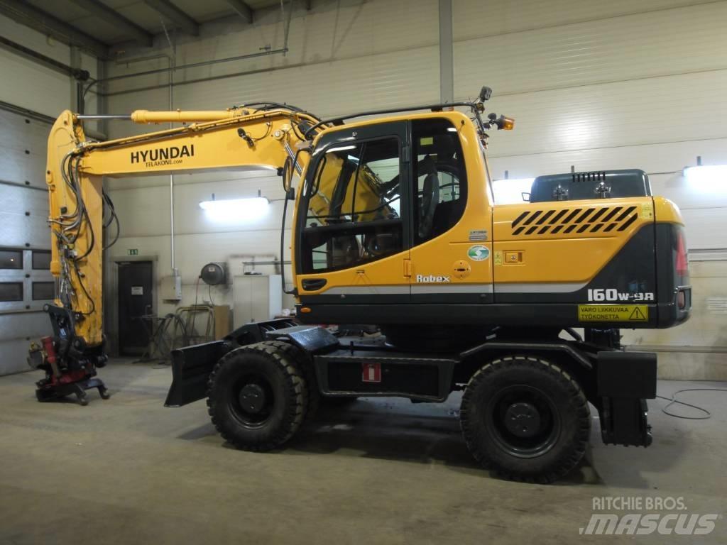 Hyundai R 160 W-9A Wielgraafmachines