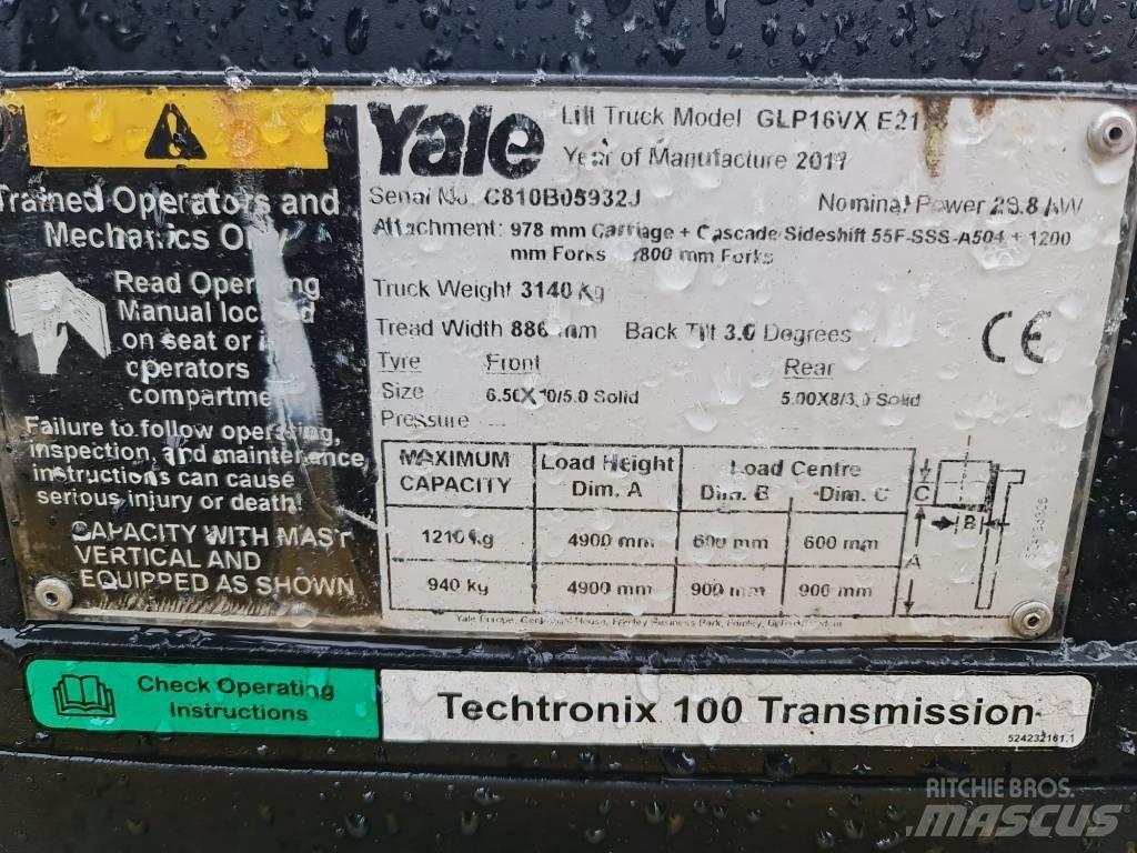 Yale GLP16VX LPG heftrucks